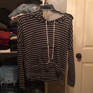 Striped hoodie